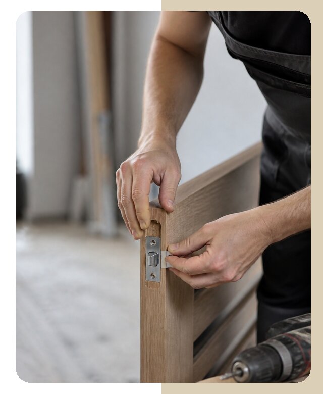 Врезка защелки двери в Сосновоборске по цене от 1862 р. | ДвериЛегко-Ссб