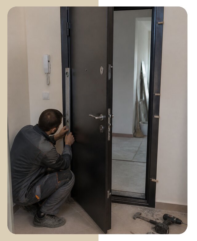 Профессиональное восстановление геометрии двери в Сосновоборске