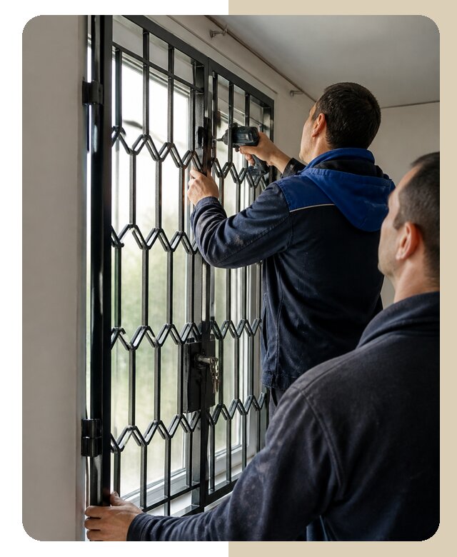 Установка распашных решеток в Сосновоборске цена от 6724 р. | ДвериЛегко-Ссб