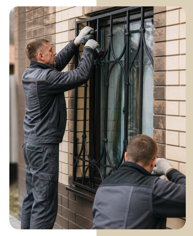Установка решеток в дом в Сосновоборске по цене от 3621 р. | ДвериЛегко-Ссб