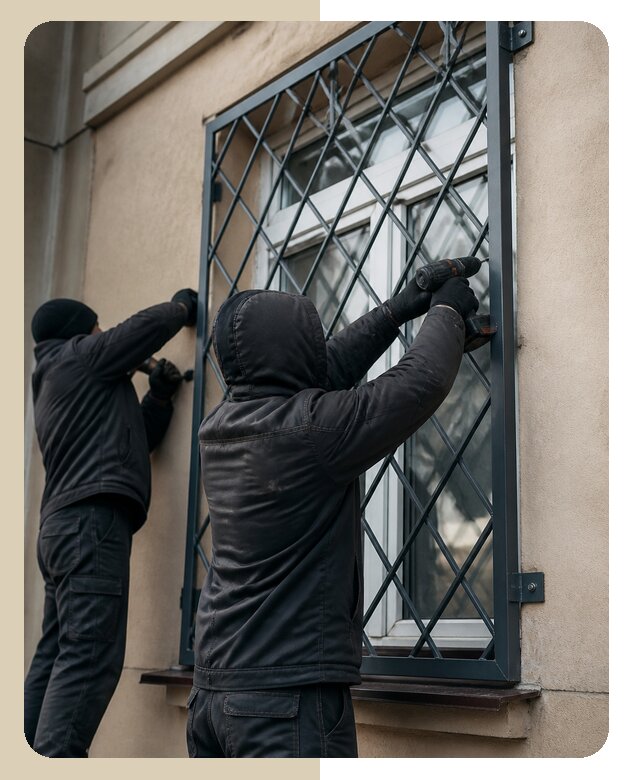 Установка антивандальных решеток на окна в Сосновоборске